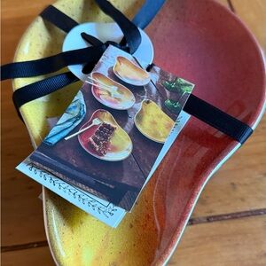 Dessert Plates Pear Serveware. Giftable. Limited-time seasonal collection